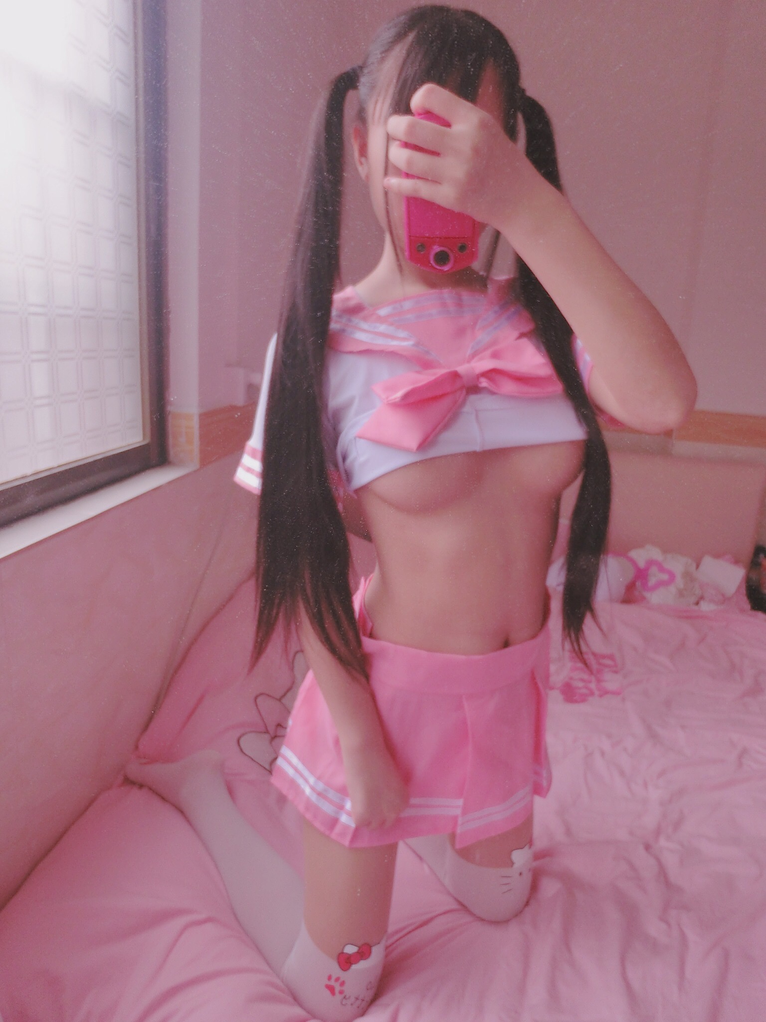 图片[3]-萌白酱jk学生制服(粉-COS世界