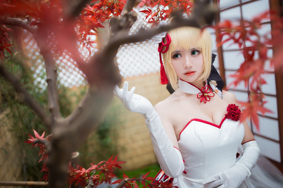 图片[2]-cosplay春日野穹旗袍-COS世界