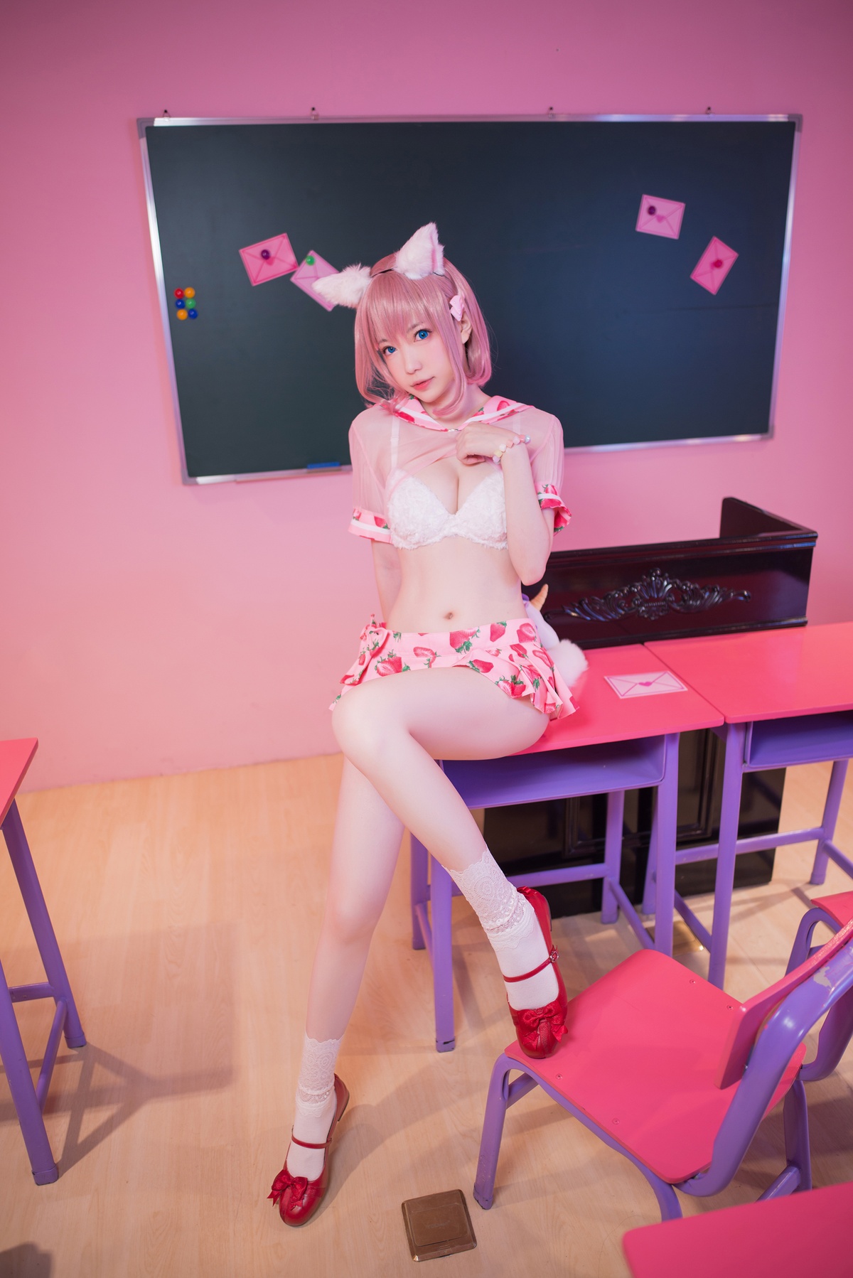 图片[2]-Cosplay草莓蛋糕猫-COS世界
