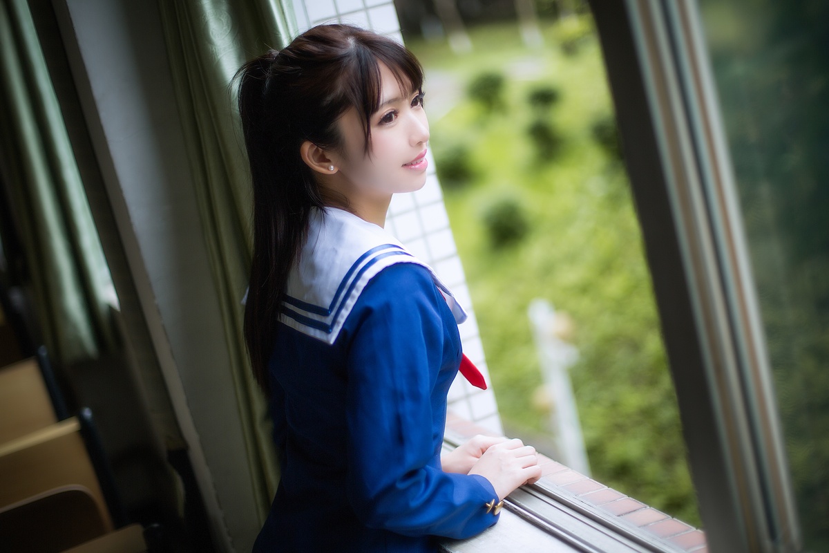 鳗鱼霏儿-圣人惠 校服-COS世界