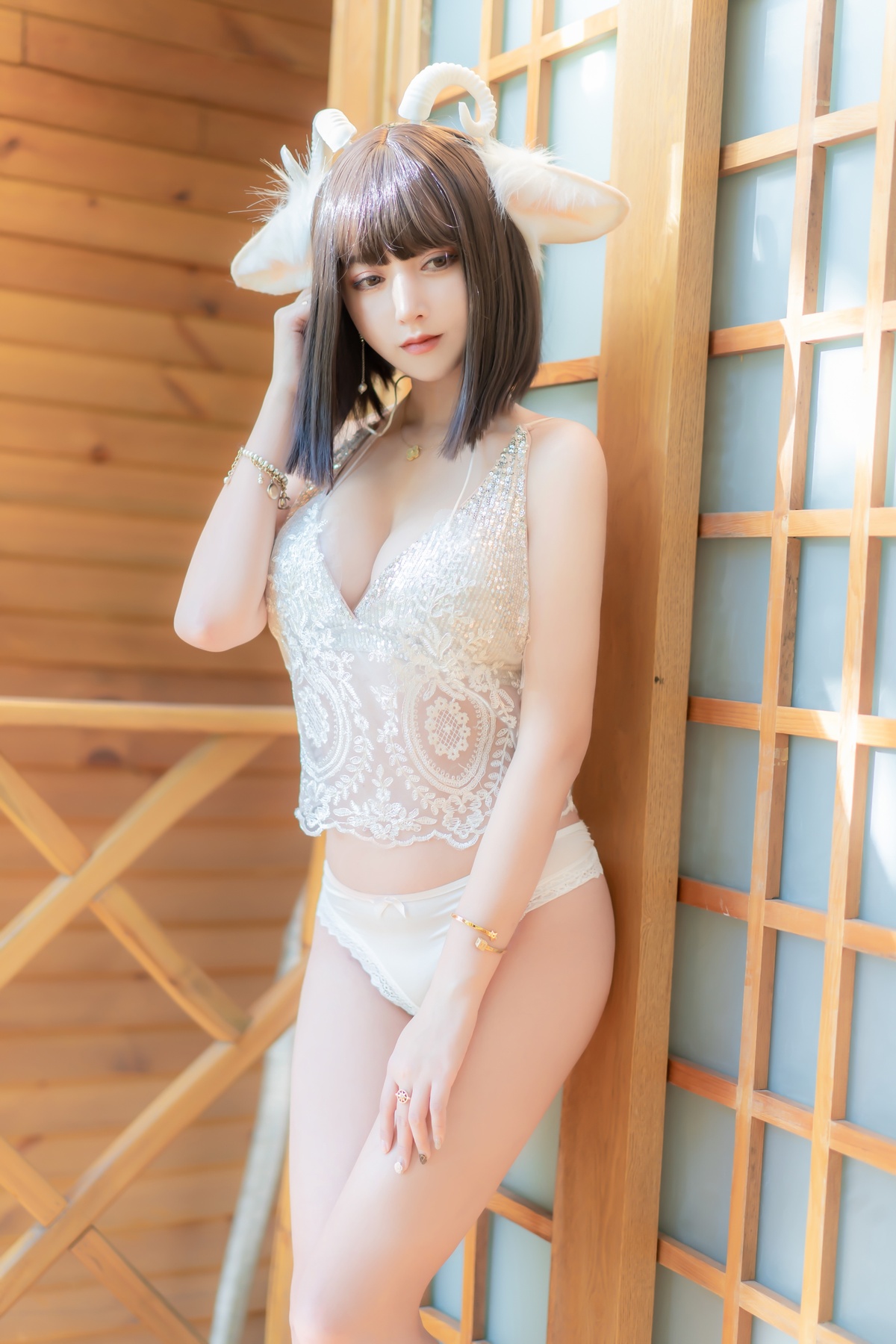 过期米线线喵-小羊 [66P-101MB]-COS世界