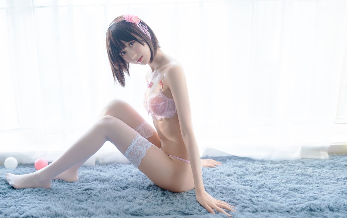 木绵绵OwO NO.031 加藤惠cos内衣 [29P-105MB]-COS世界