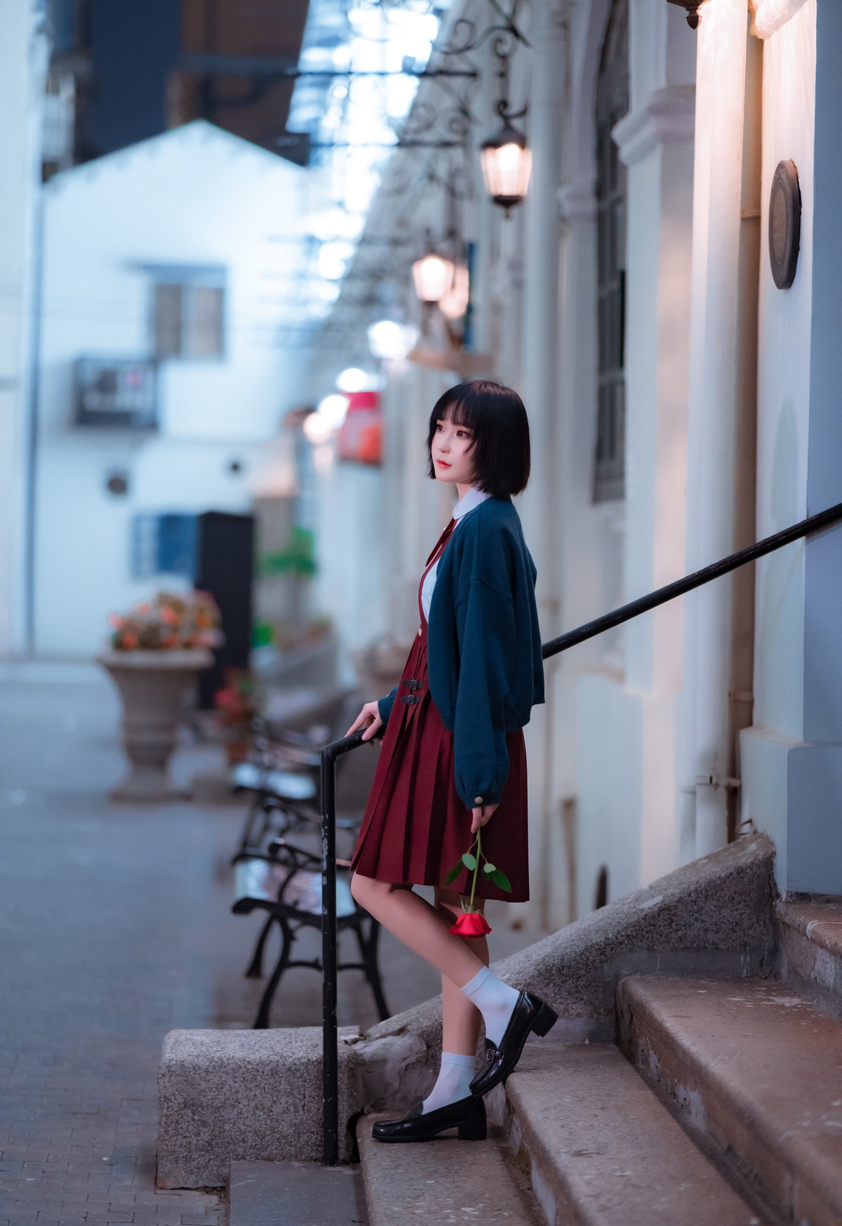 图片[2]-【cosplay】-阿包也是兔娘 NO.03  JK日常-COS世界