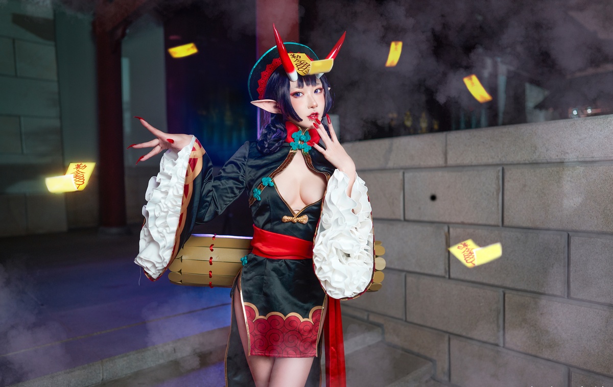 图片[2]-【cosplay】-阿包也是兔娘 NO.08 酒吞童子-COS世界