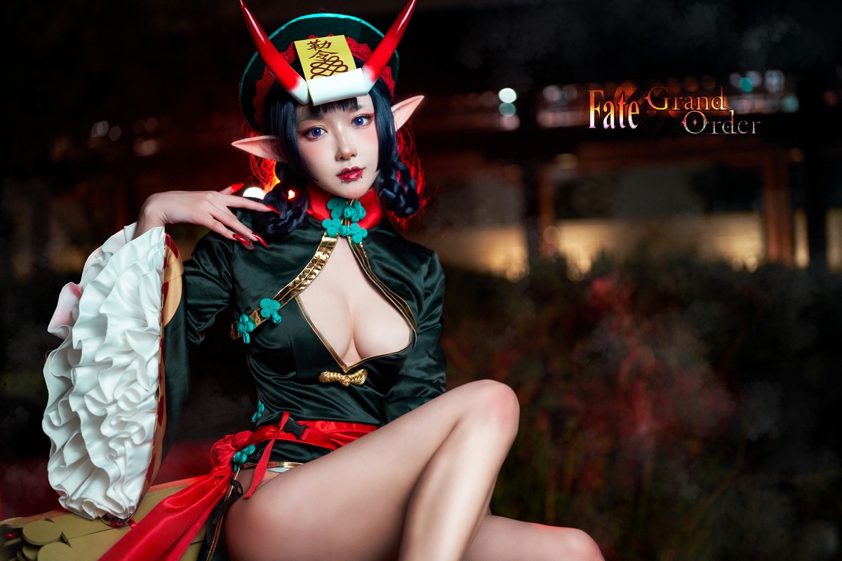 图片[4]-【cosplay】-阿包也是兔娘 NO.08 酒吞童子-COS世界