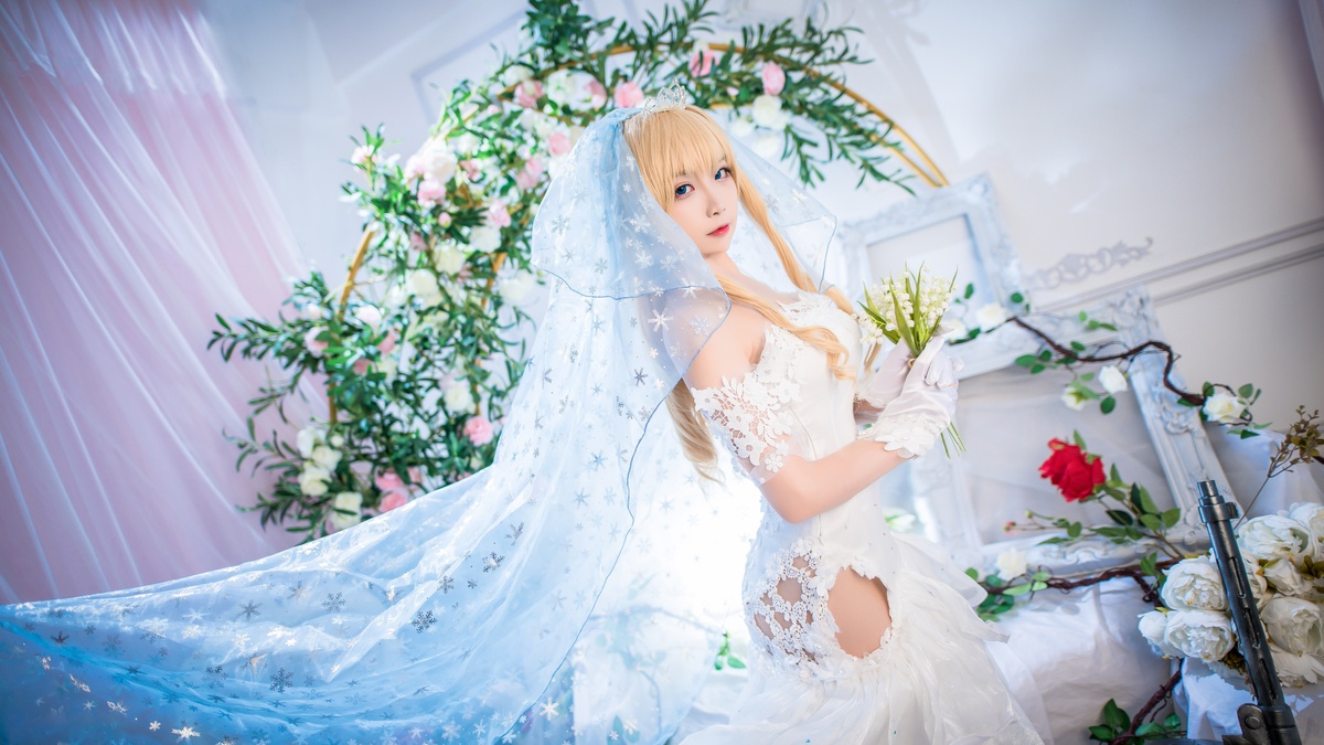 【cosplay】-【二佐Nisa】-花嫁-COS世界