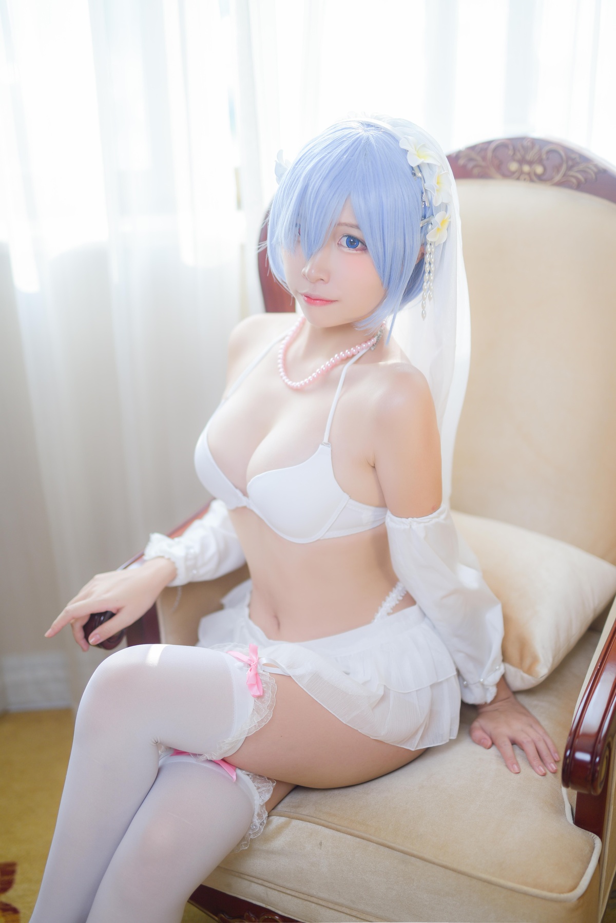 【cosplay】-【二佐Nisa】-蕾姆 婚纱-COS世界