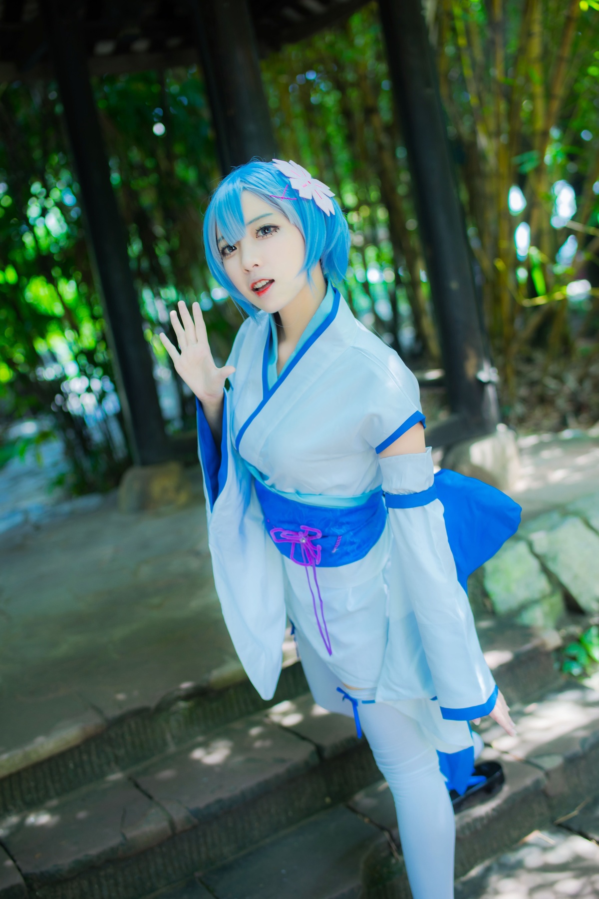 图片[2]-【cosplay】-【二佐Nisa】-雷姆 幼年-COS世界