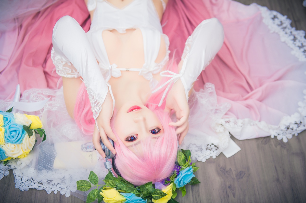 图片[5]-【coser】-黑米粥-NO.012 索尼子花嫁-COS世界