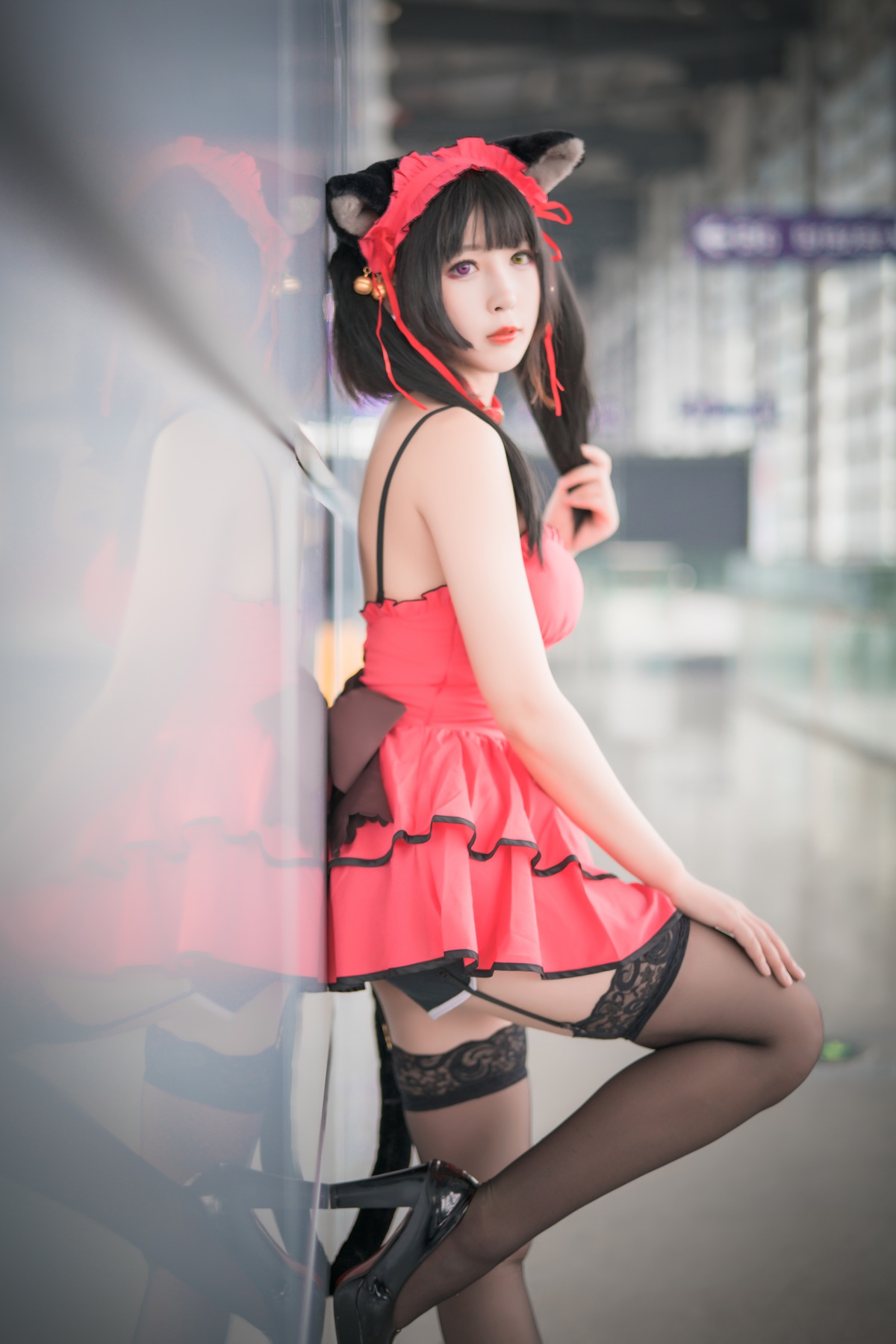 图片[3]-【coser】-黑米粥-NO.019 黑米粥 猫-COS世界