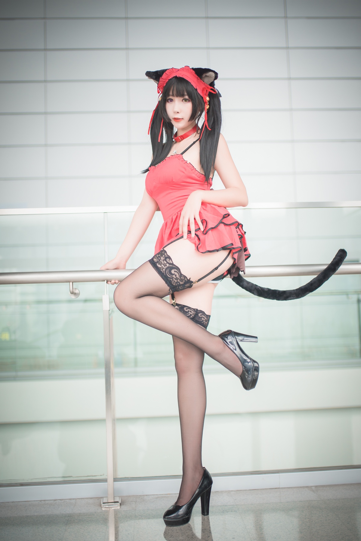 图片[4]-【coser】-黑米粥-NO.019 黑米粥 猫-COS世界