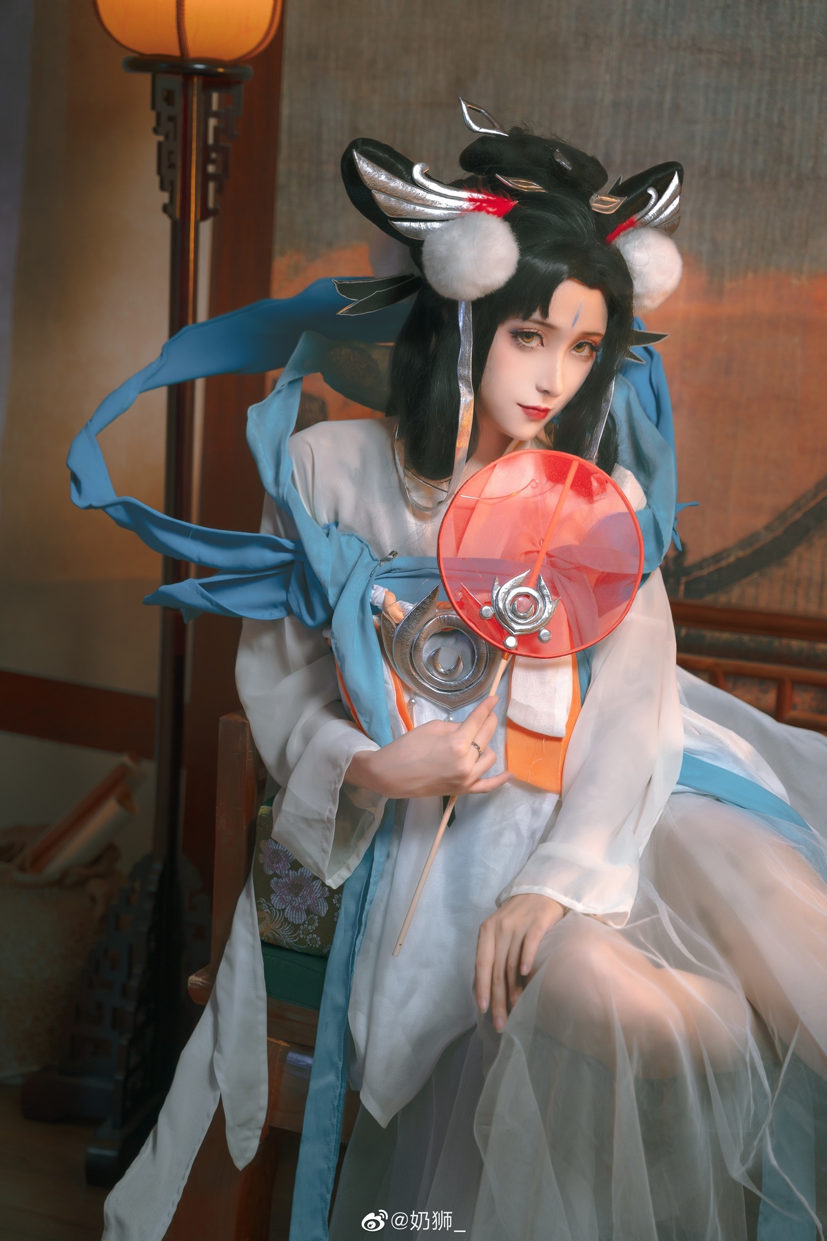 【cosplay】-奶狮不咬人-嫦娥如梦令-COS世界