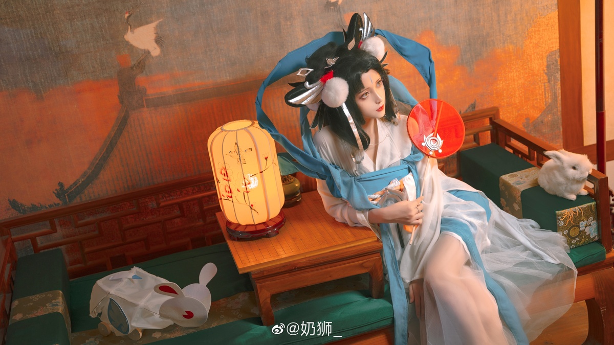 图片[3]-【cosplay】-奶狮不咬人-嫦娥如梦令-COS世界