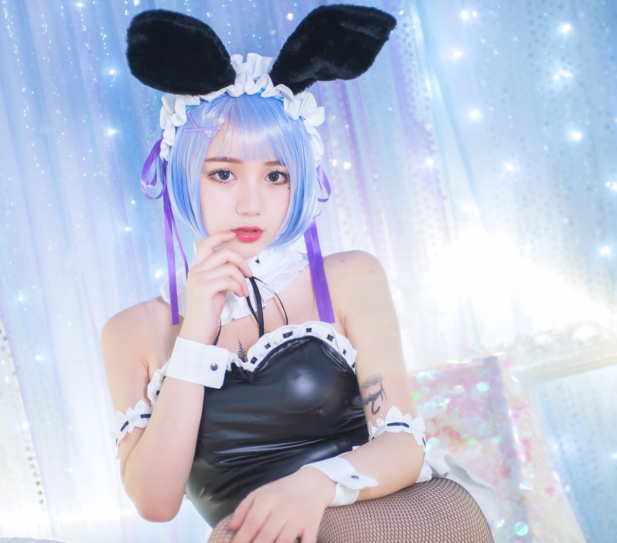 图片[2]-【网红萝莉】-洛丽塔大哥 NO.15 蕾姆兔女郎-COS世界