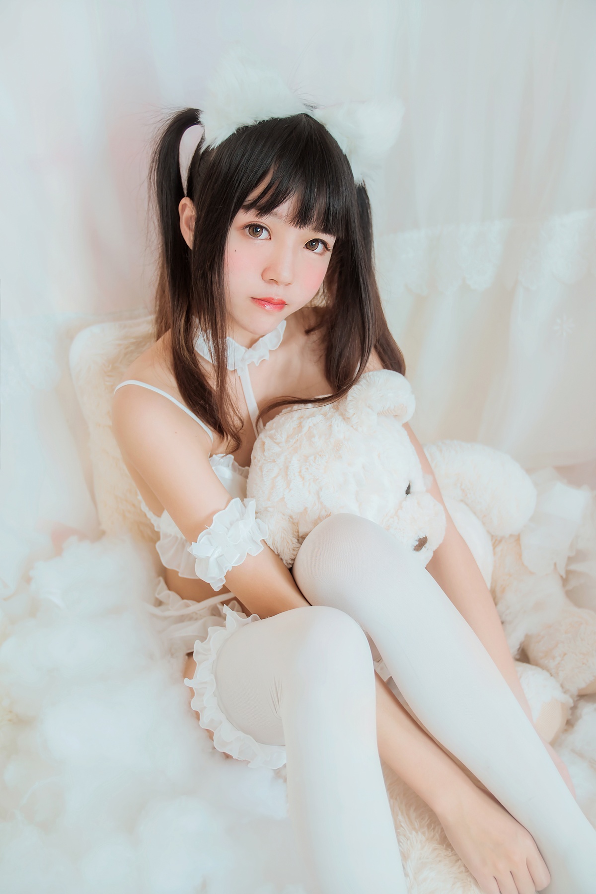 【coser】003【桜桃喵】白猫-COS世界