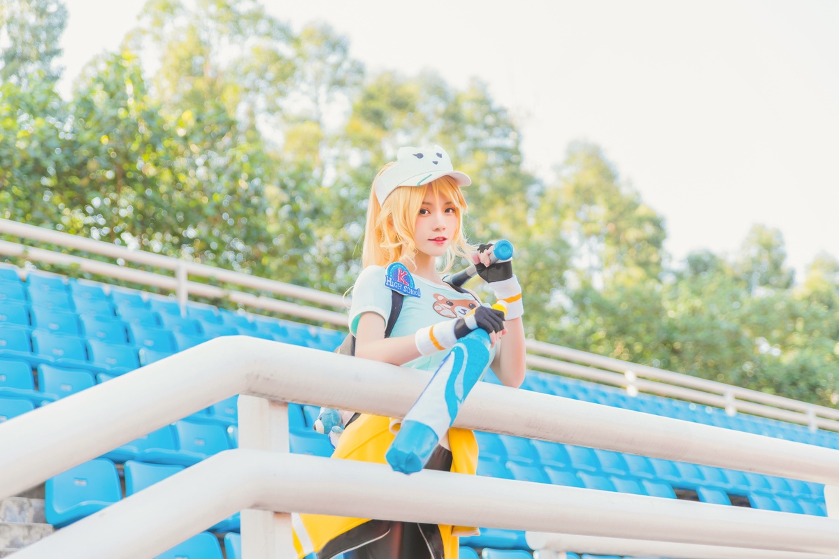 【coser】019【桜桃喵】花木兰青春决赛季-COS世界