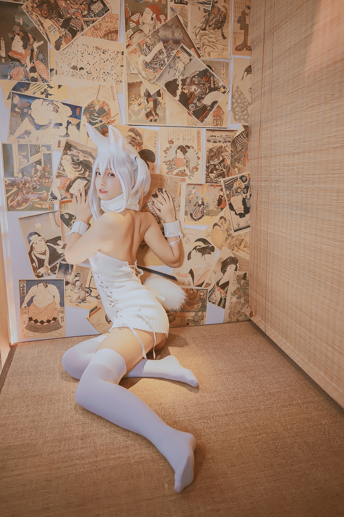 【coser】神乐坂真冬-《危険な耳》狼妹&兔娘-下-COS世界