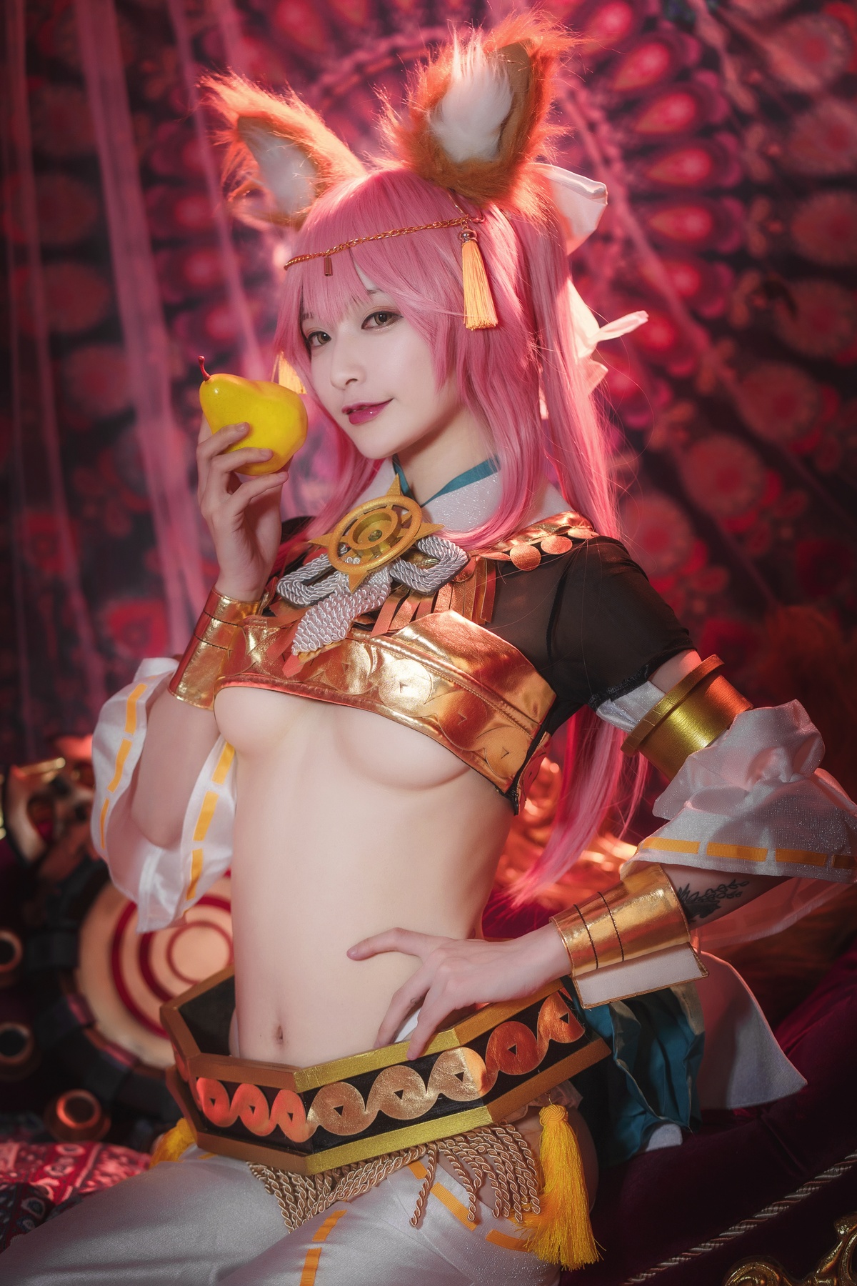 图片[3]-【coser】铁板烧鬼舞w-玉藻前神话-COS世界