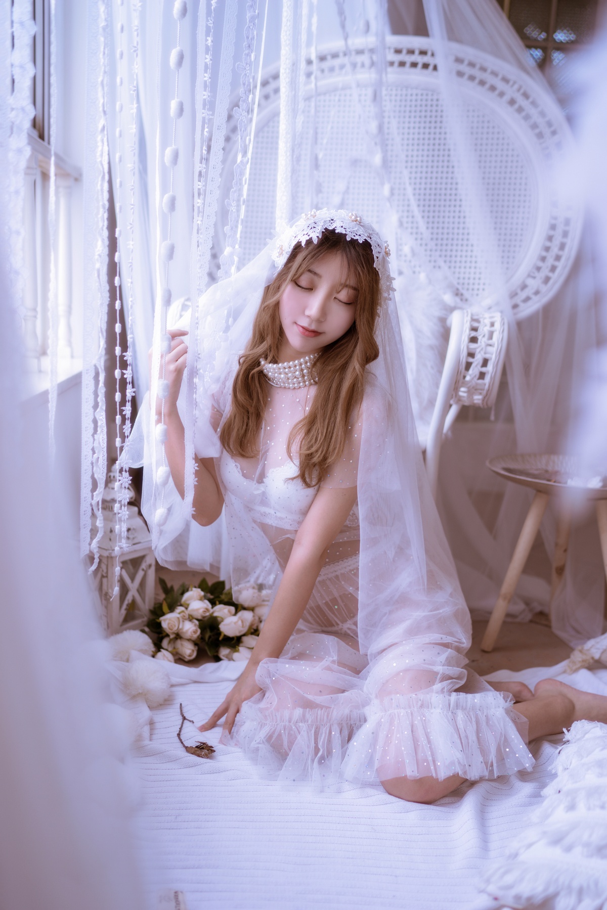 【coser】黑川 009 白色婚纱-COS世界