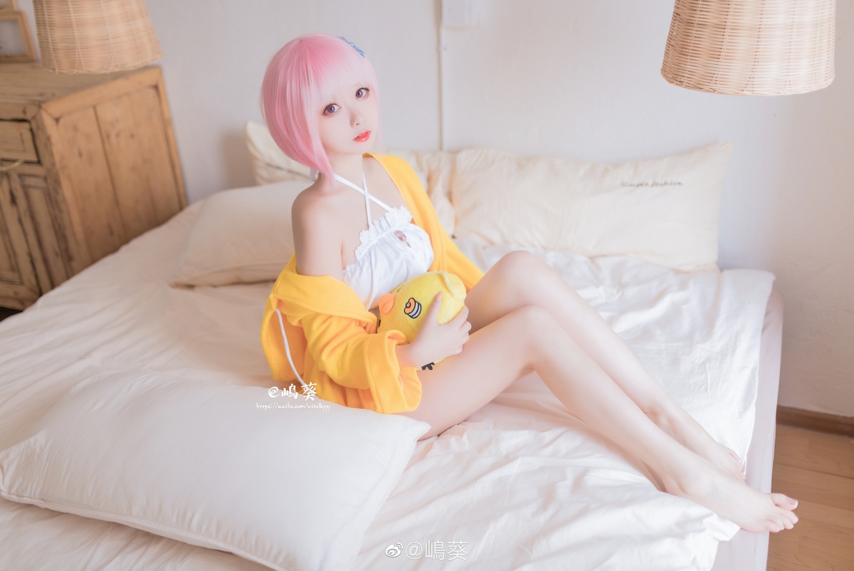 【coser】嶋葵 - Vol.017 碧蓝航线 卯月 贪睡的天使-COS世界