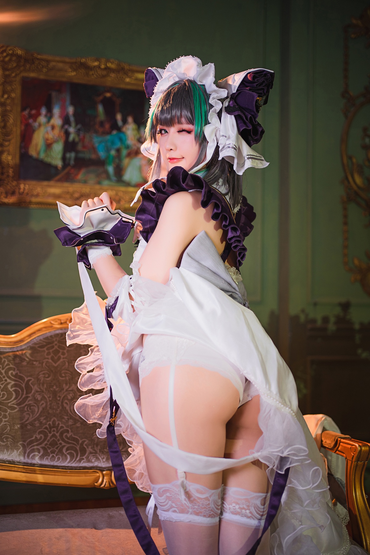图片[5]-【coser】星之迟迟-柴郡与碧蓝航线-COS世界