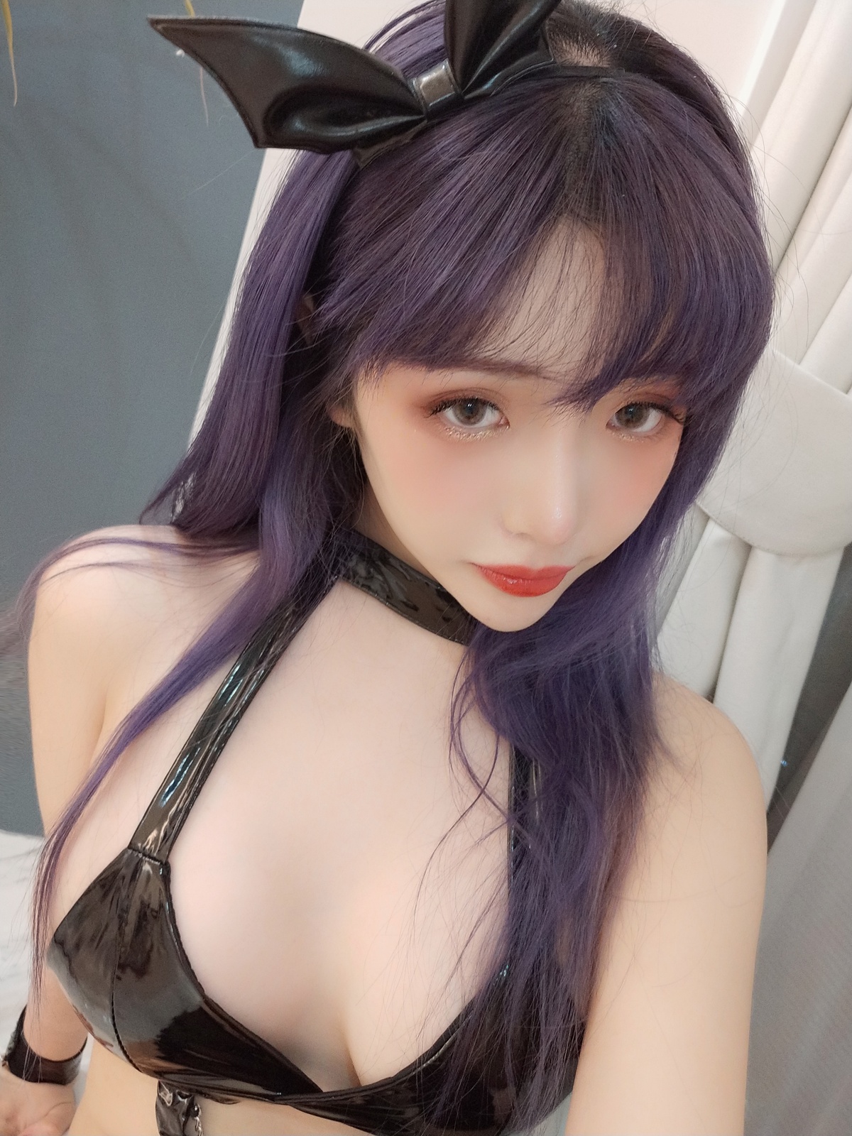 【coser】【雯妹不讲道理】漆皮恶魔-COS世界