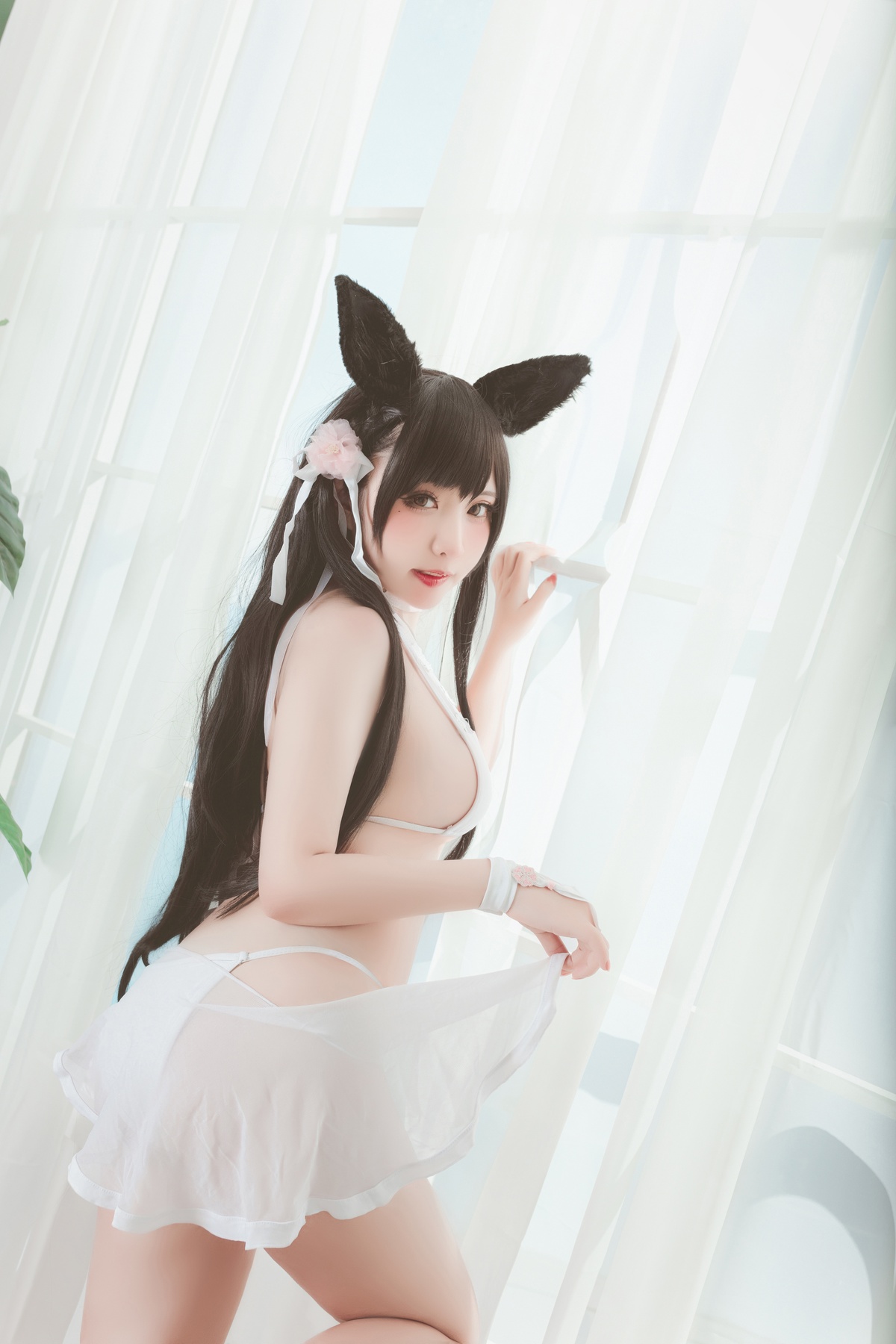 【coser】猫田圣奈奈 爱宕泳装 盛夏进行曲-COS世界