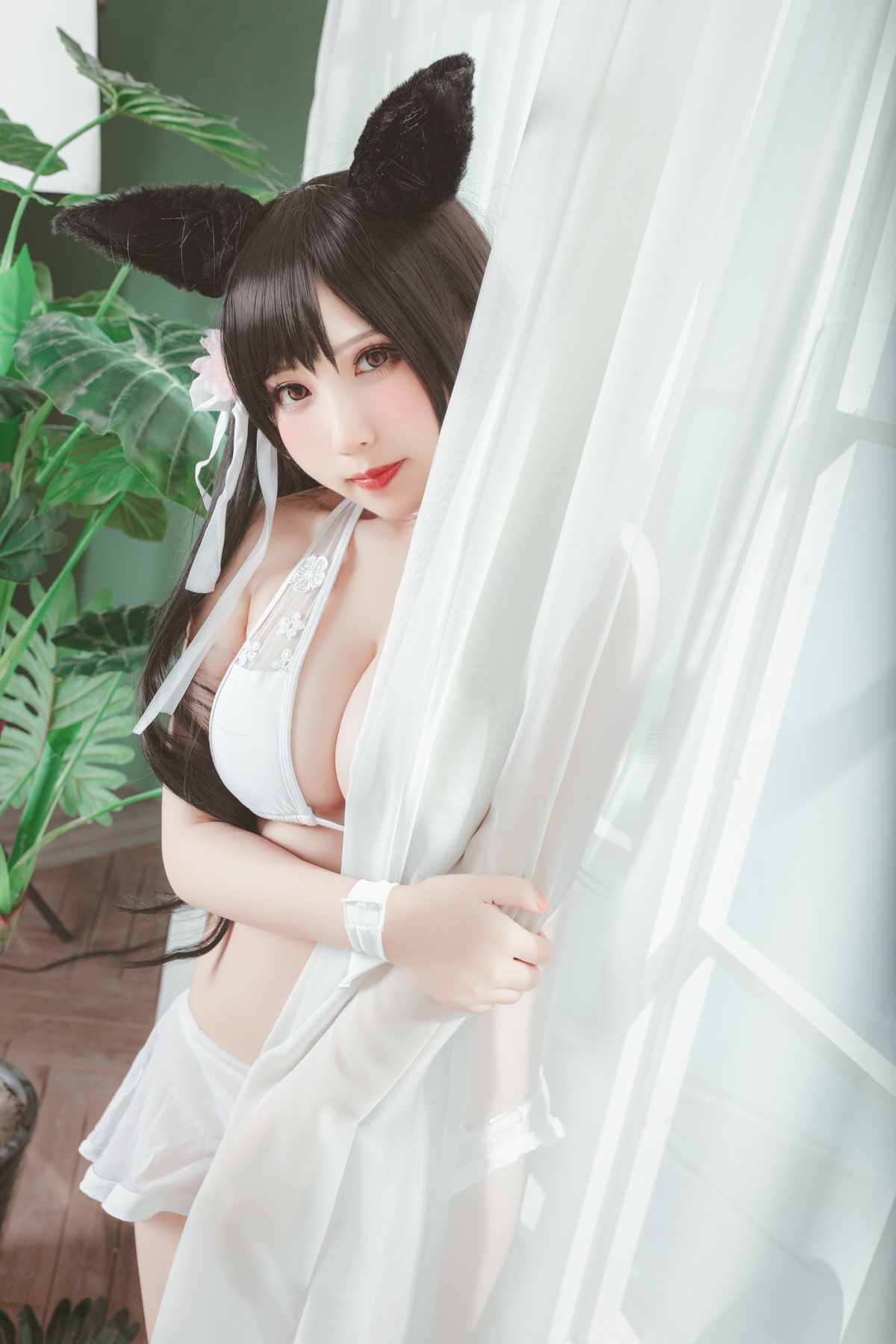 图片[4]-【coser】猫田圣奈奈 爱宕泳装 盛夏进行曲-COS世界