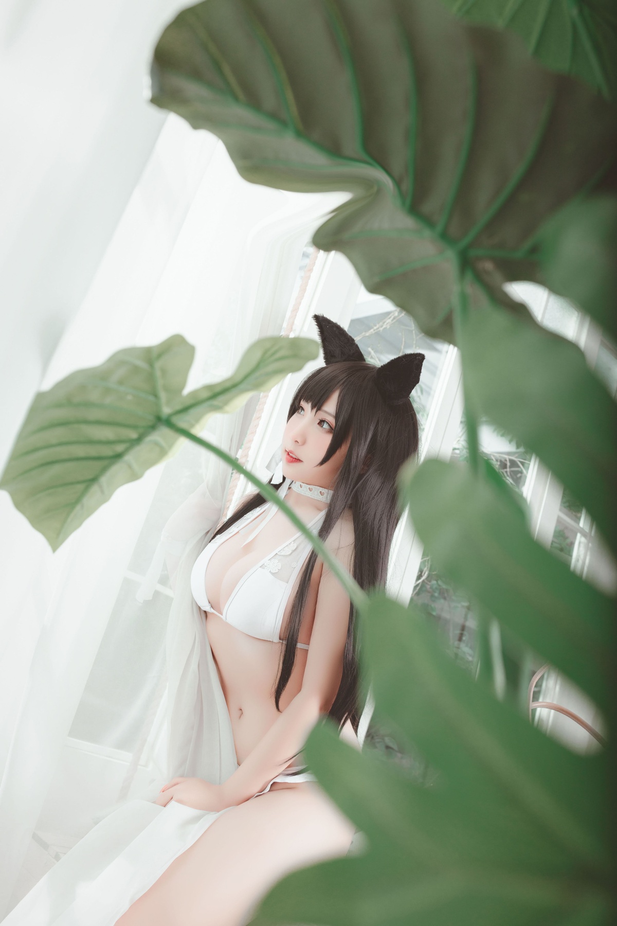 图片[3]-【coser】猫田圣奈奈 爱宕泳装 盛夏进行曲-COS世界
