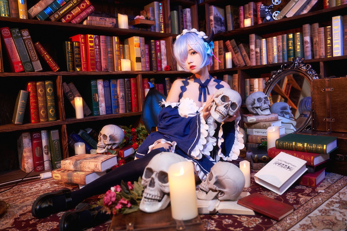 微博Coser@猫君君_MaoJun – NO.10 雷姆小恶魔-COS世界