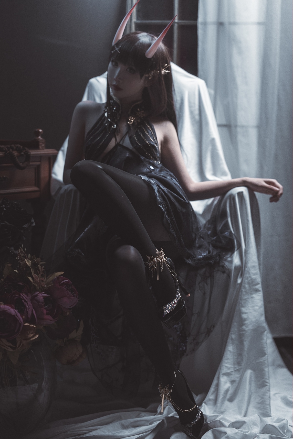 图片[5]-【coser】面饼仙儿-能带致命黑丝-COS世界