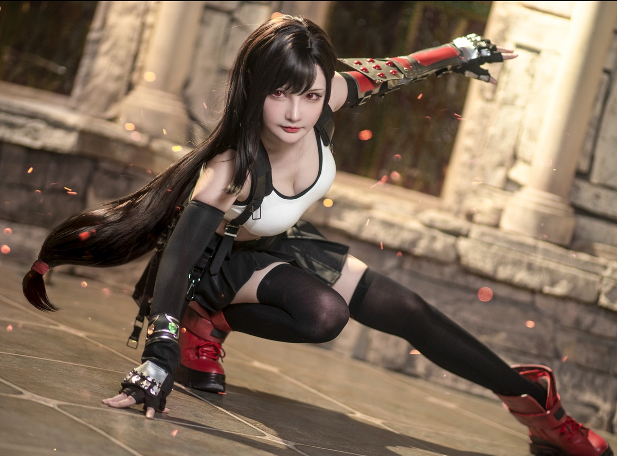 图片[3]-【coser】千夜未来 NO.001 蒂法-COS世界