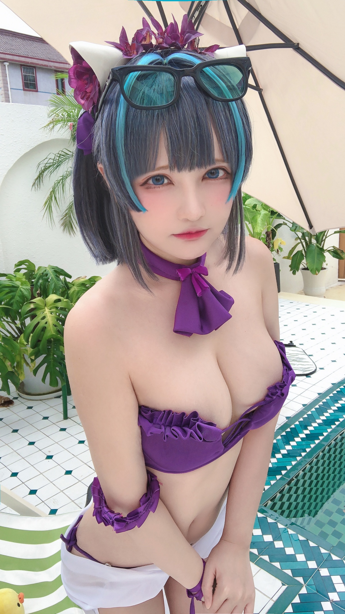 【coser】千夜未来 NO.005 柴郡电子-COS世界