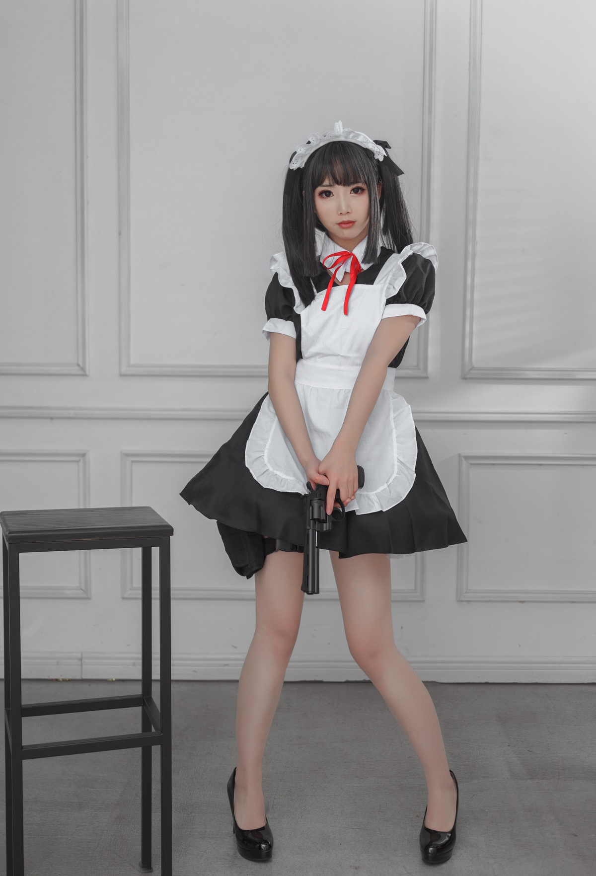 图片[3]-微博Coser@面饼仙儿 NO.062 左轮女仆-COS世界
