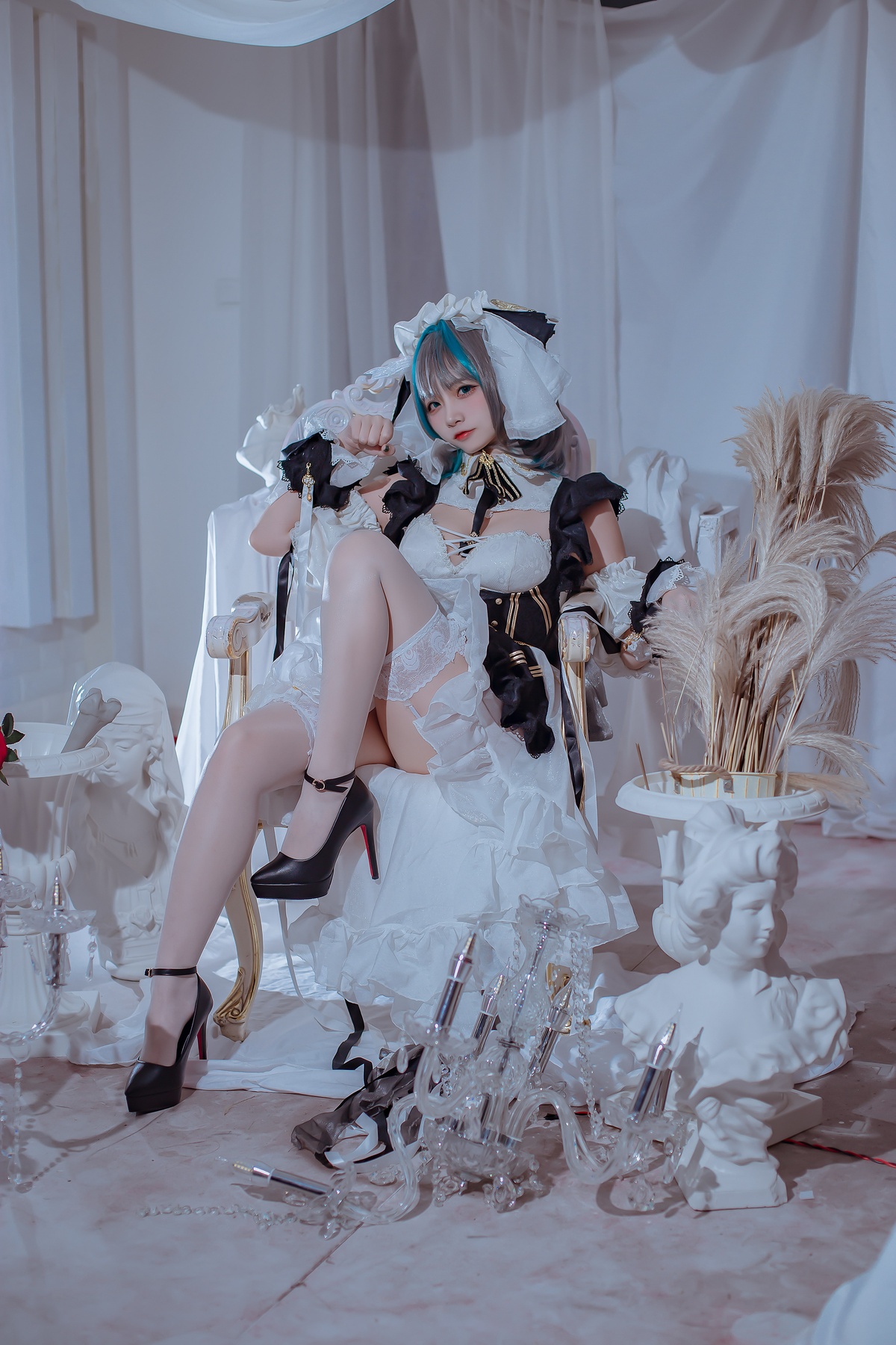 【coser】二佐Nisa - NO.106 碧蓝柴郡-COS世界