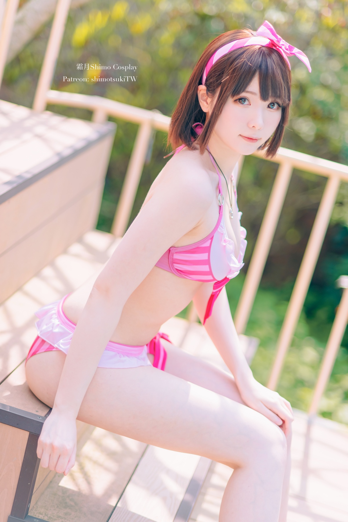 图片[2]-「cosplay」霜月shimo – NO.22 加藤惠泳衣-COS世界