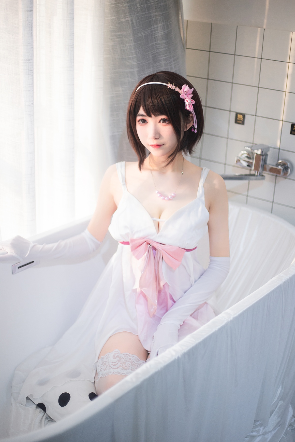 图片[3]-宫本绘鱼缸里的白丝-COS世界