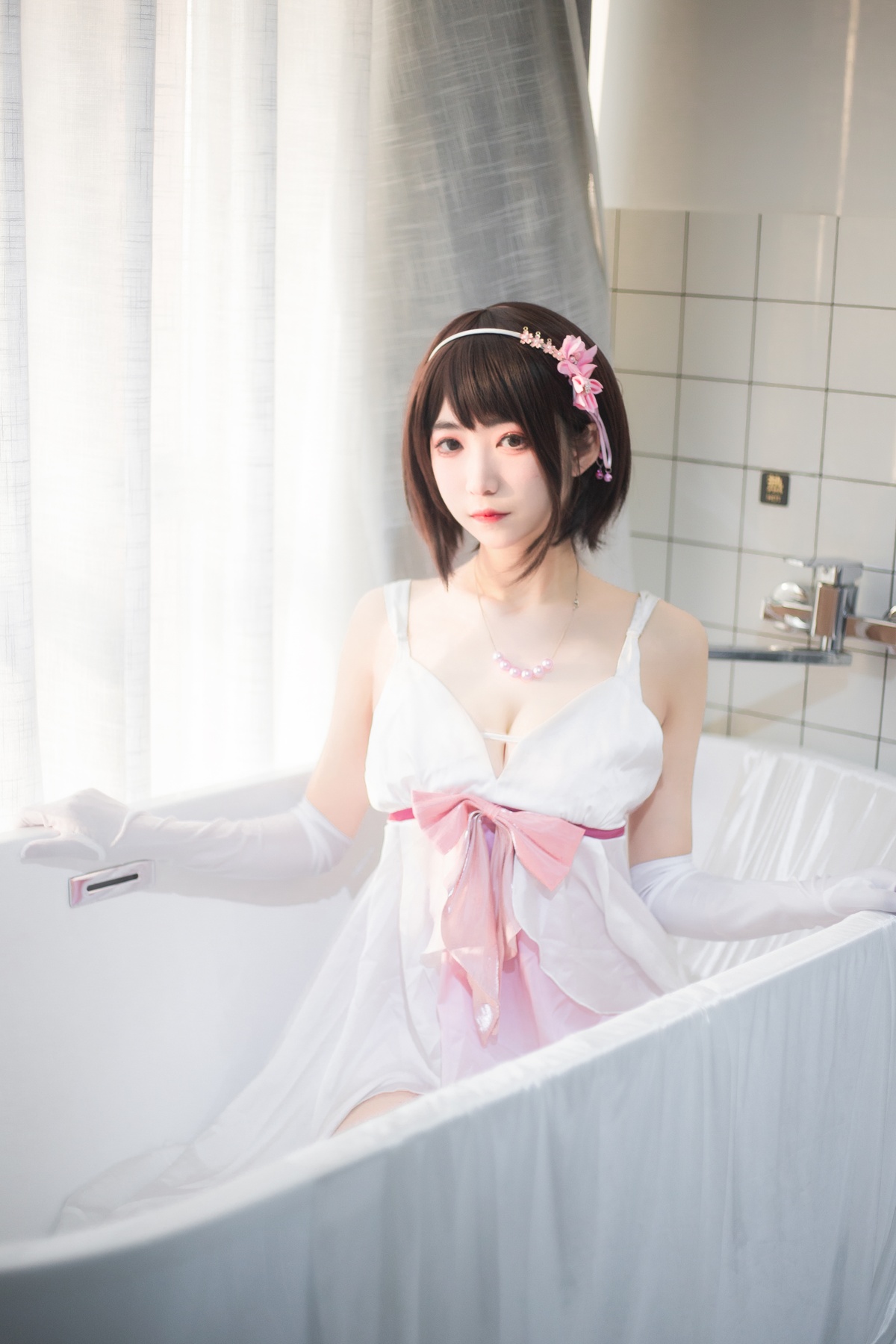 图片[2]-宫本绘鱼缸里的白丝-COS世界
