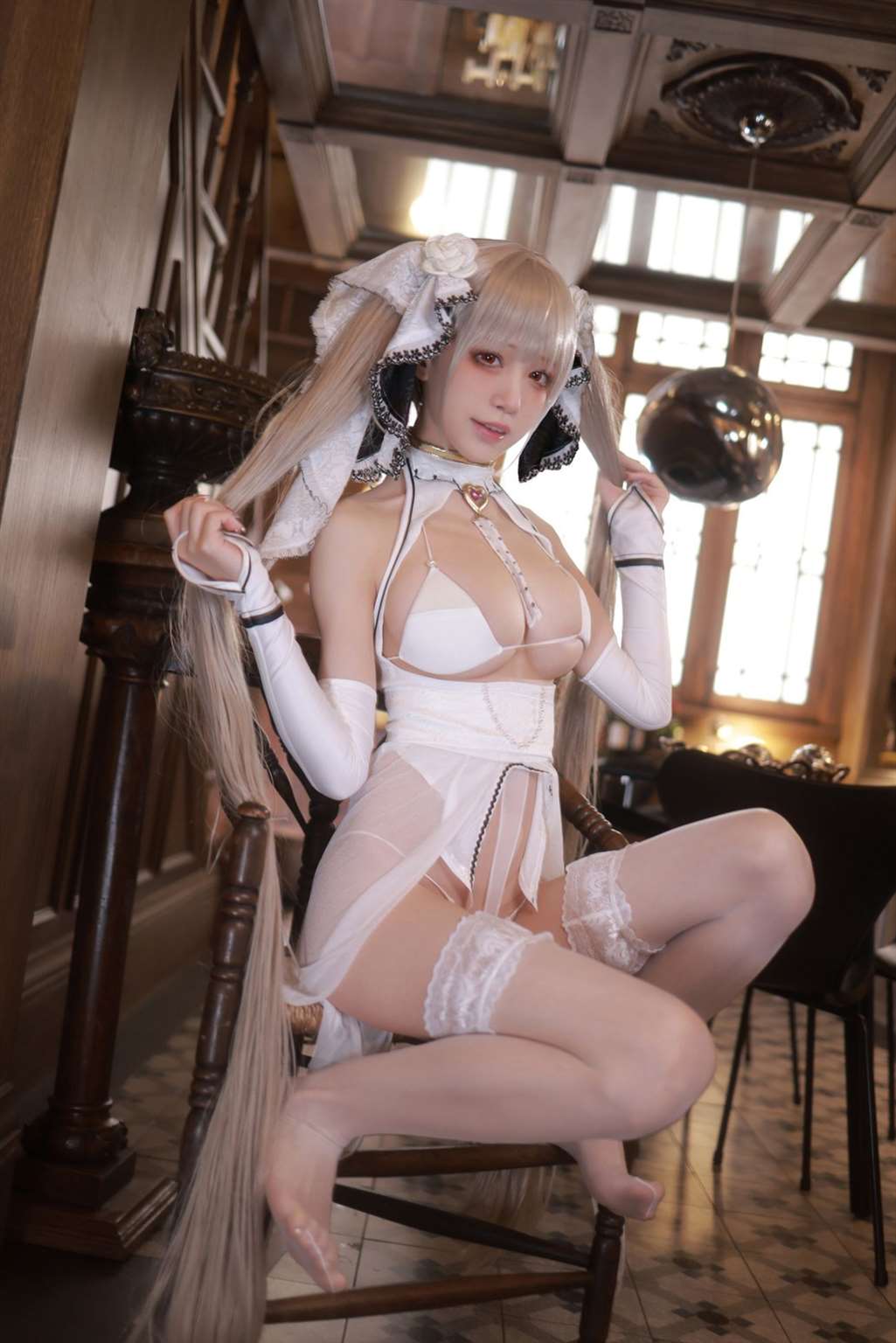 图片[4]-水淼aqua 碧蓝航线可畏礼服-COS世界