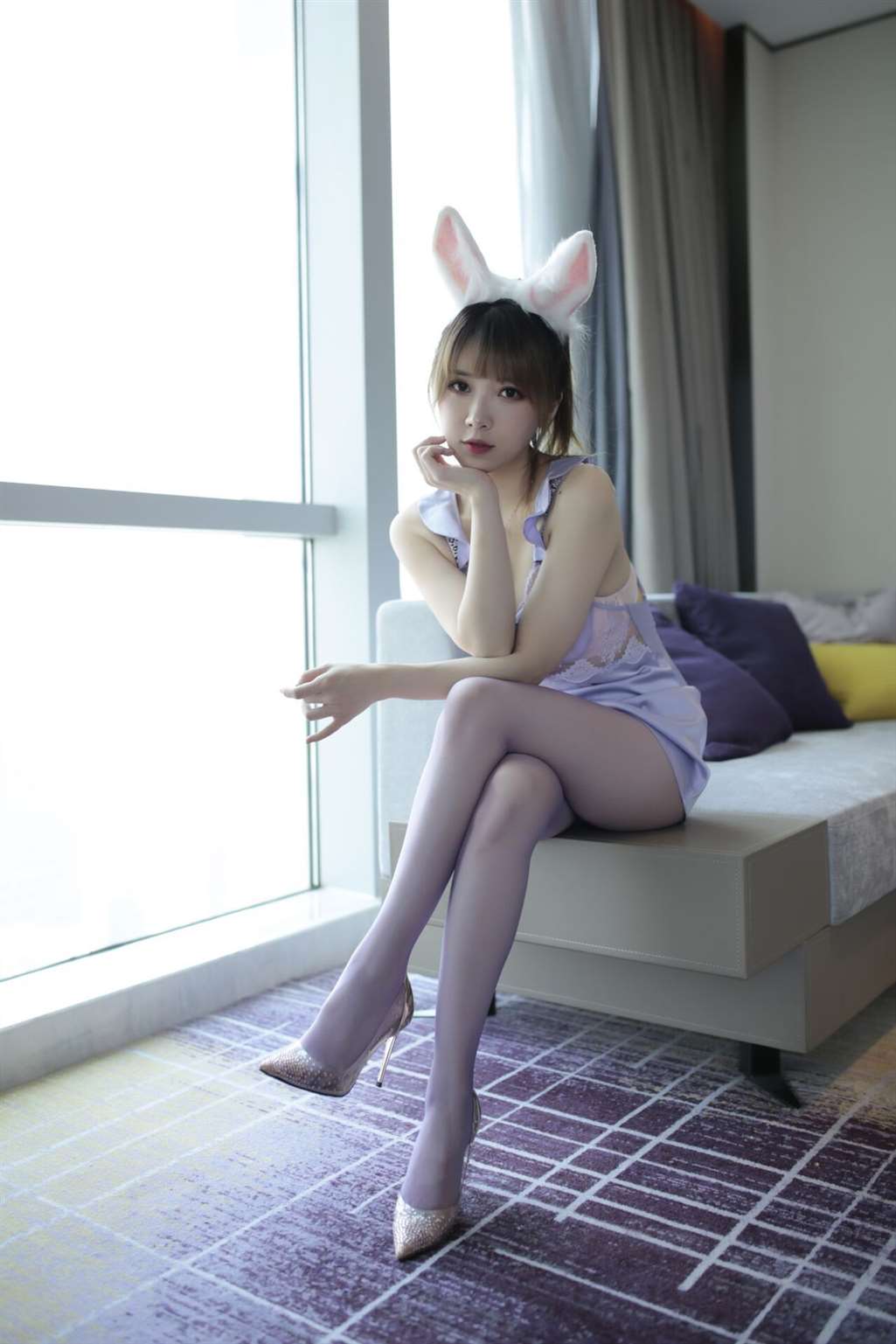 图片[4]-小女巫露娜 粉紫兔兔-COS世界