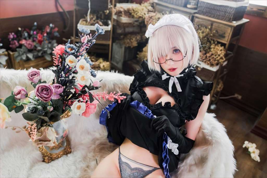 图片[2]-西园寺南歌写真 玛修女仆-COS世界
