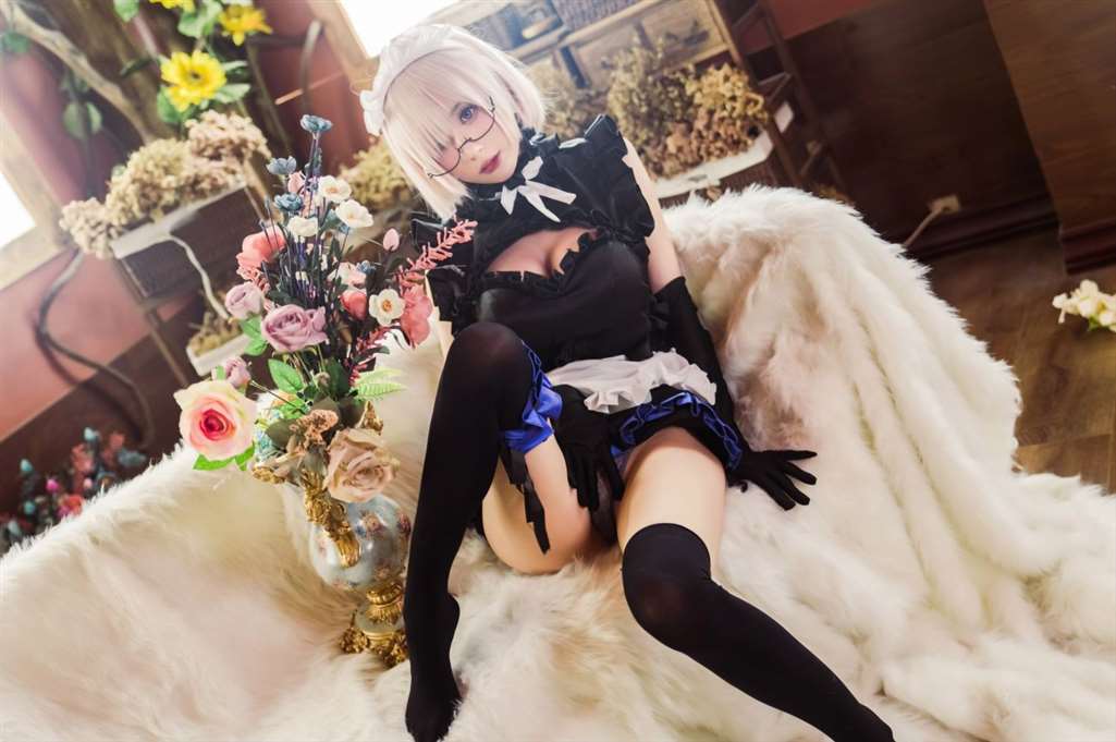 图片[3]-西园寺南歌写真 玛修女仆-COS世界