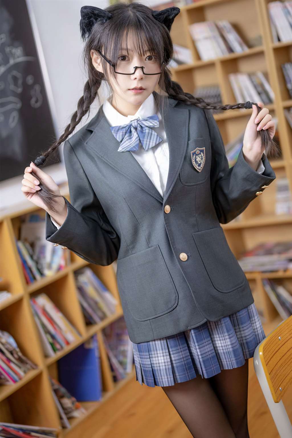 香草喵露露 小露乱撞 JK制服-COS世界