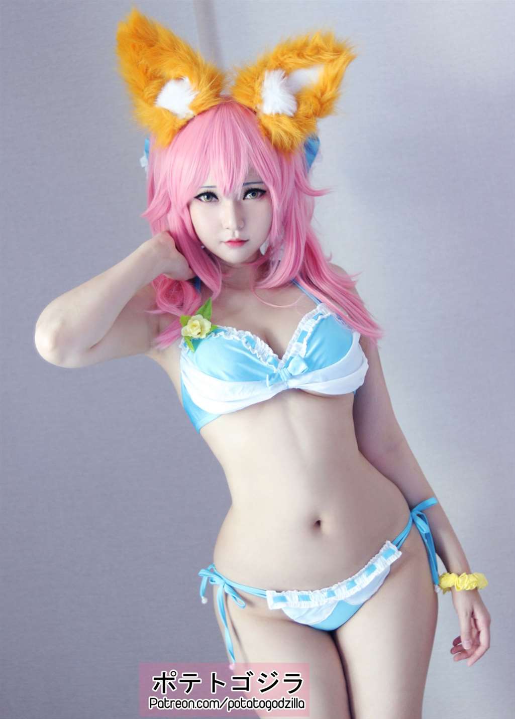 Potato Godzilla Tamamo Bikini-COS世界