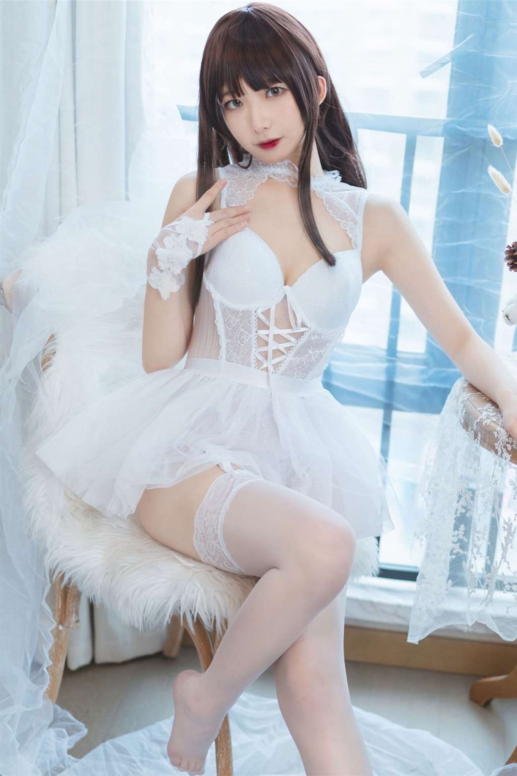 封疆疆 白色纱裙-COS世界