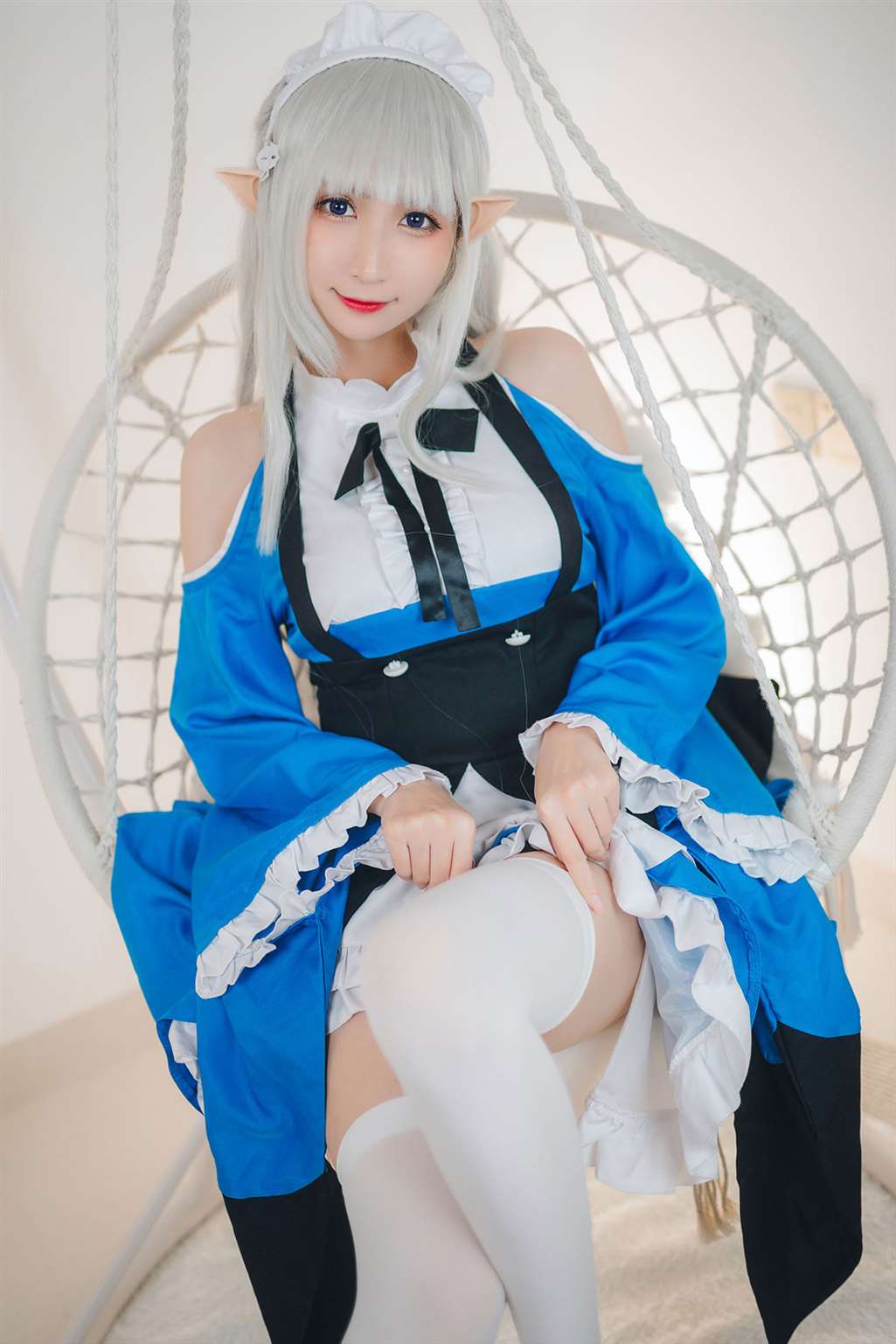 贝儿酱Miki 艾米莉亚女仆-COS世界