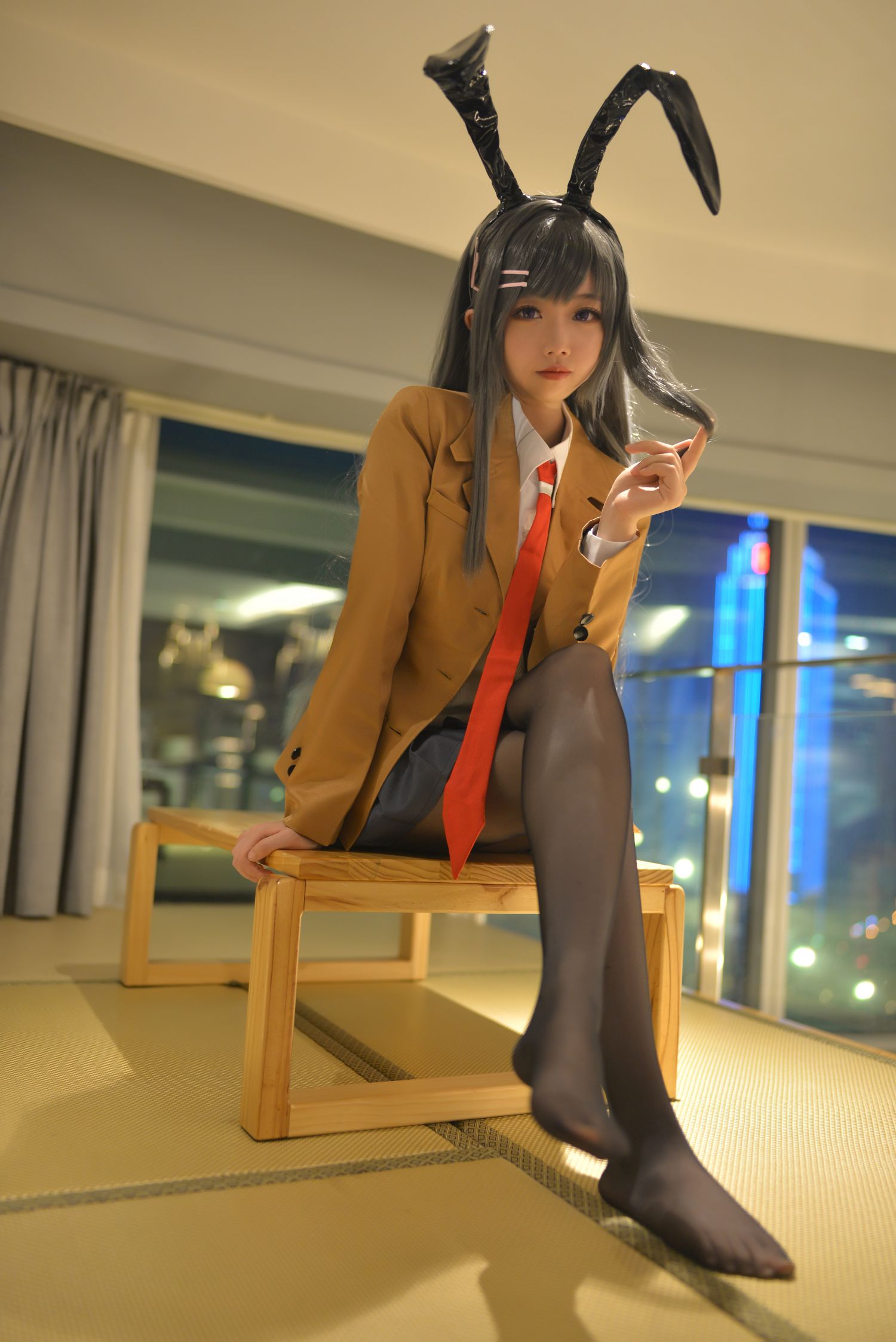 图片[4]-麻衣制服兔女郎-COS世界