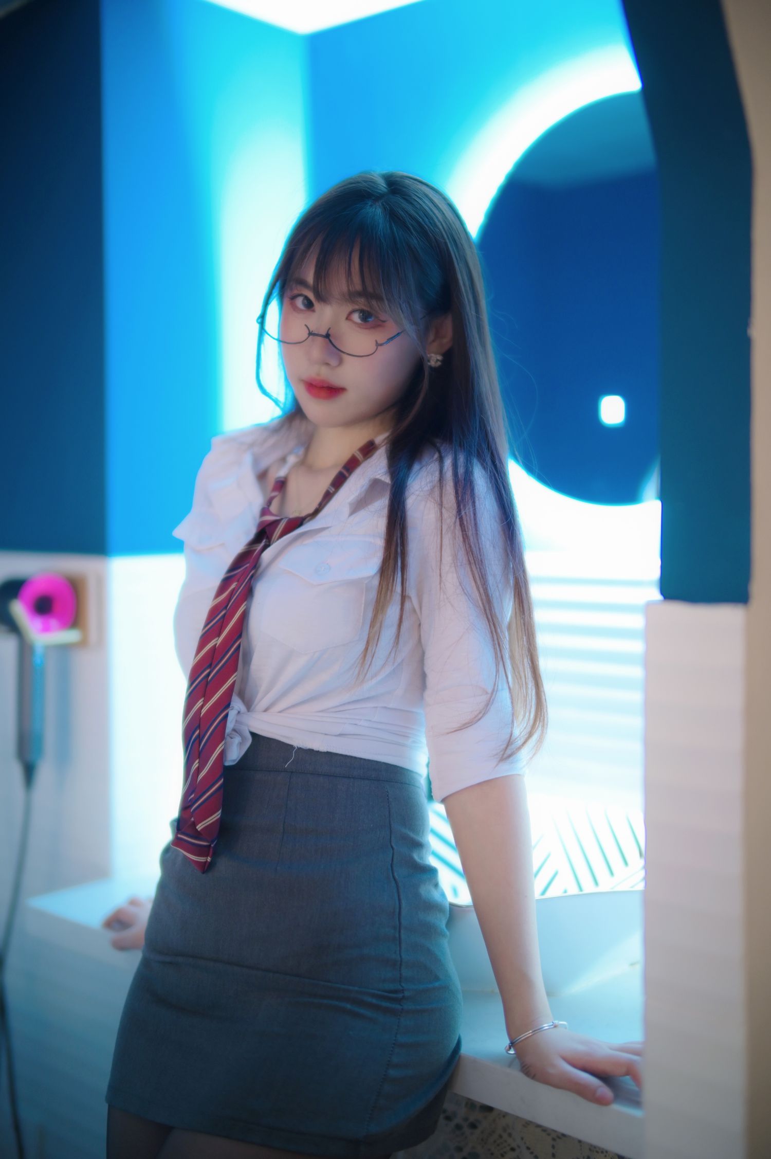 图片[2]-陶可爱 制服诱惑-COS世界