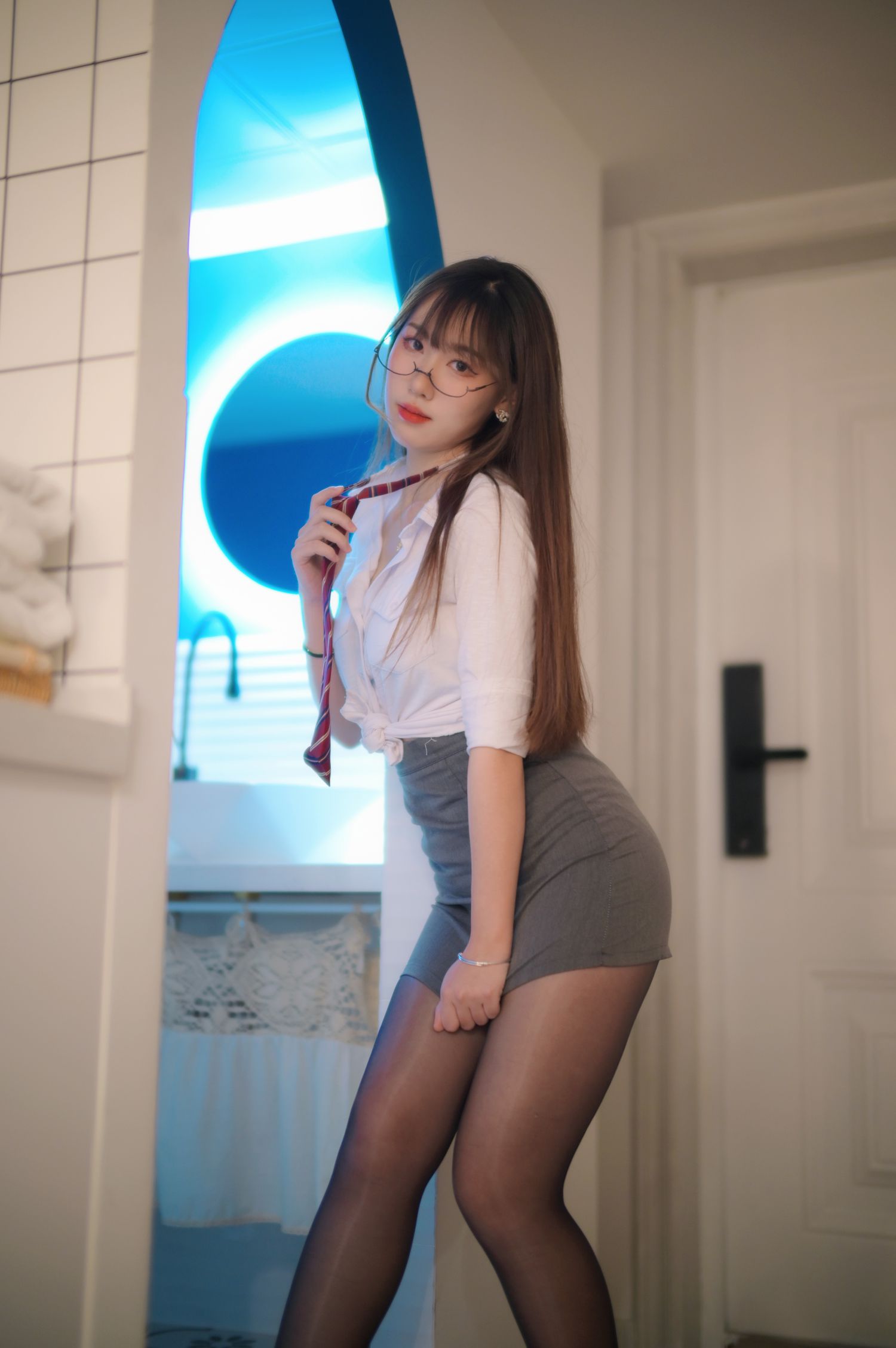 图片[4]-陶可爱 制服诱惑-COS世界