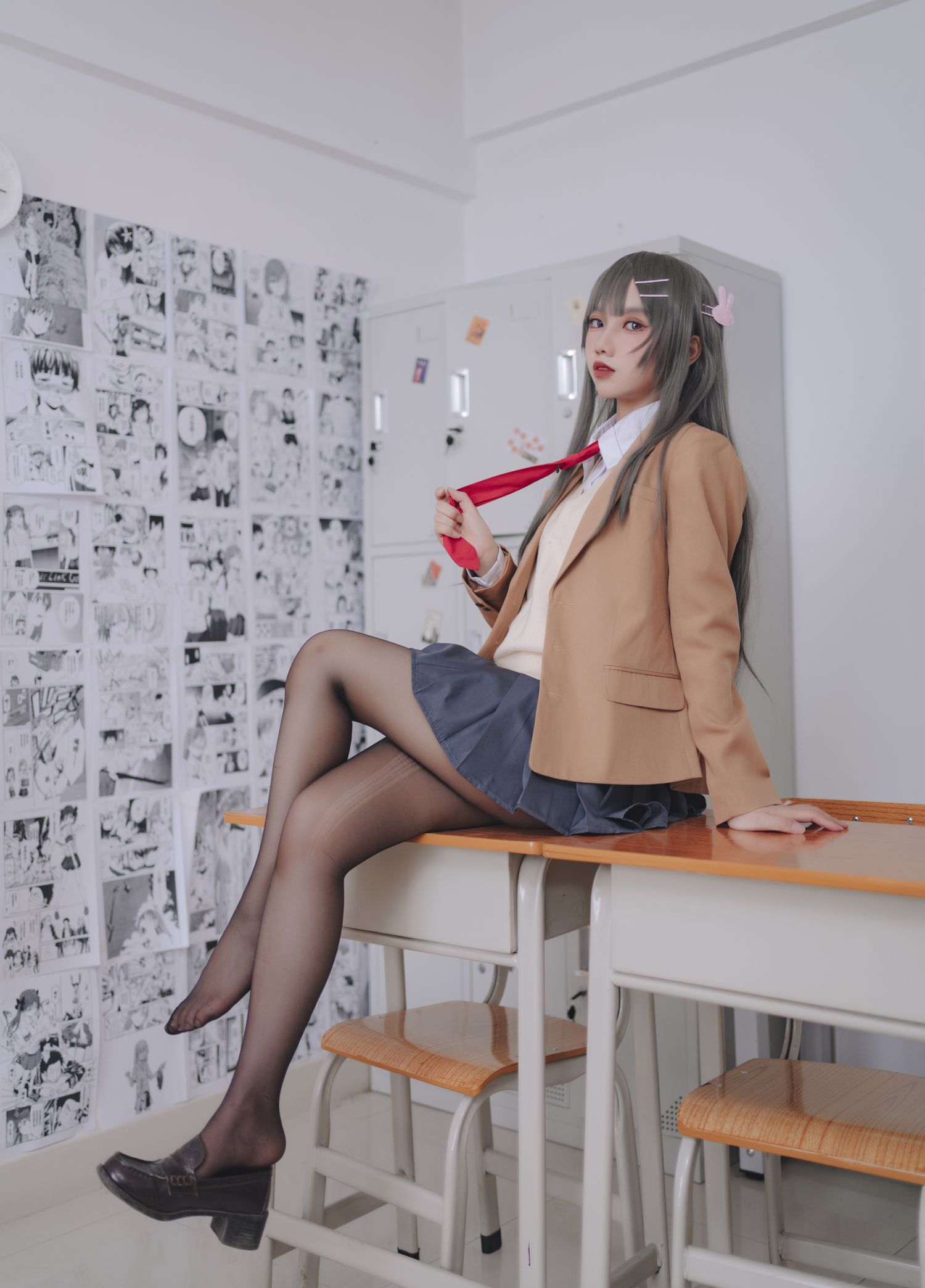 图片[4]-果咩酱 麻衣校服-COS世界